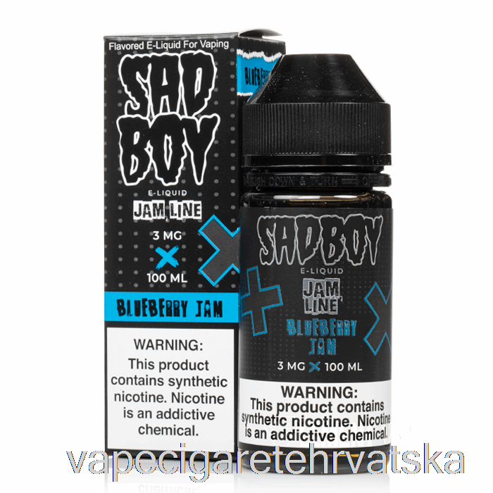 Vape Cigarete Džem Od Borovnice - Sadboy - 100ml 6mg